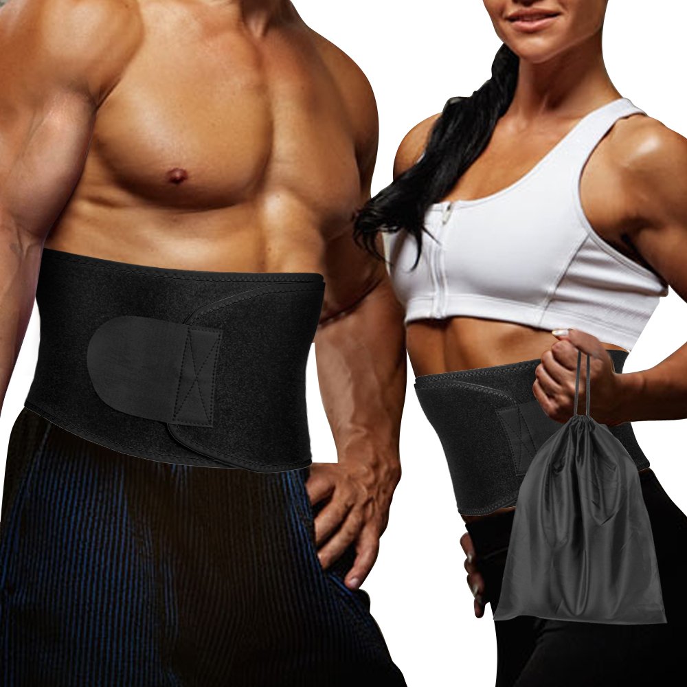 DIOSN Waist Trimmer Belt for Weight Loss with Carrying Bag, Waist