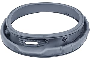 ALVAR Upgraded DC64-03788A WF45T6000AW/A5 WF45R6300AV/US Washer Door Boot Seal Compatible with Samsung Front Loader Door Seal Door Diaphragm WF45R6300AW WF45R6100AC WF45B6300AW WF45T6200AW WF45R6100AWGasket