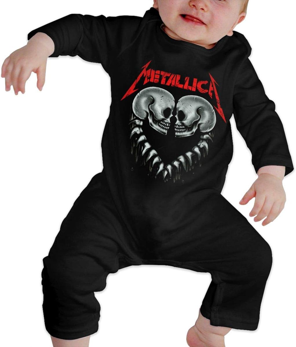 JackRdd Metallica Boys and Girls Jumpsuit Jumpsuit Baby Long Sleeve Jumpsuit