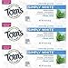 Tom's of Maine Simply White Natural Fluoride Toothpaste Clean Mint 0.9 oz Travel Size (Pack of 3)