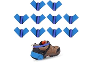 EBTOOLS 10Pcs Anti-Static Foot Straps, Synthetic Rubber Anti Static Wrist Straps, Antistatic ESD Band Anti Static Heel Strap Used in Workshop