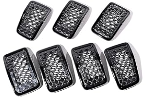Astra Depot Compatible with 2019 2020 2021 2022 2023 Jeep Cherokee Front Grill Grille Inserts Black Honeycomb Mesh Gloss Trim