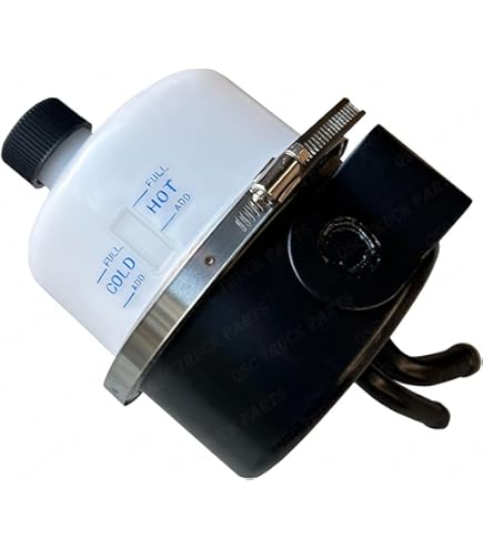 thumbnail image 2 of Power Steering Reservoir Replacement - Fits Peterbilt & Kenworth J86-6005/K86-6005 With Metal Clamp 2 of 11