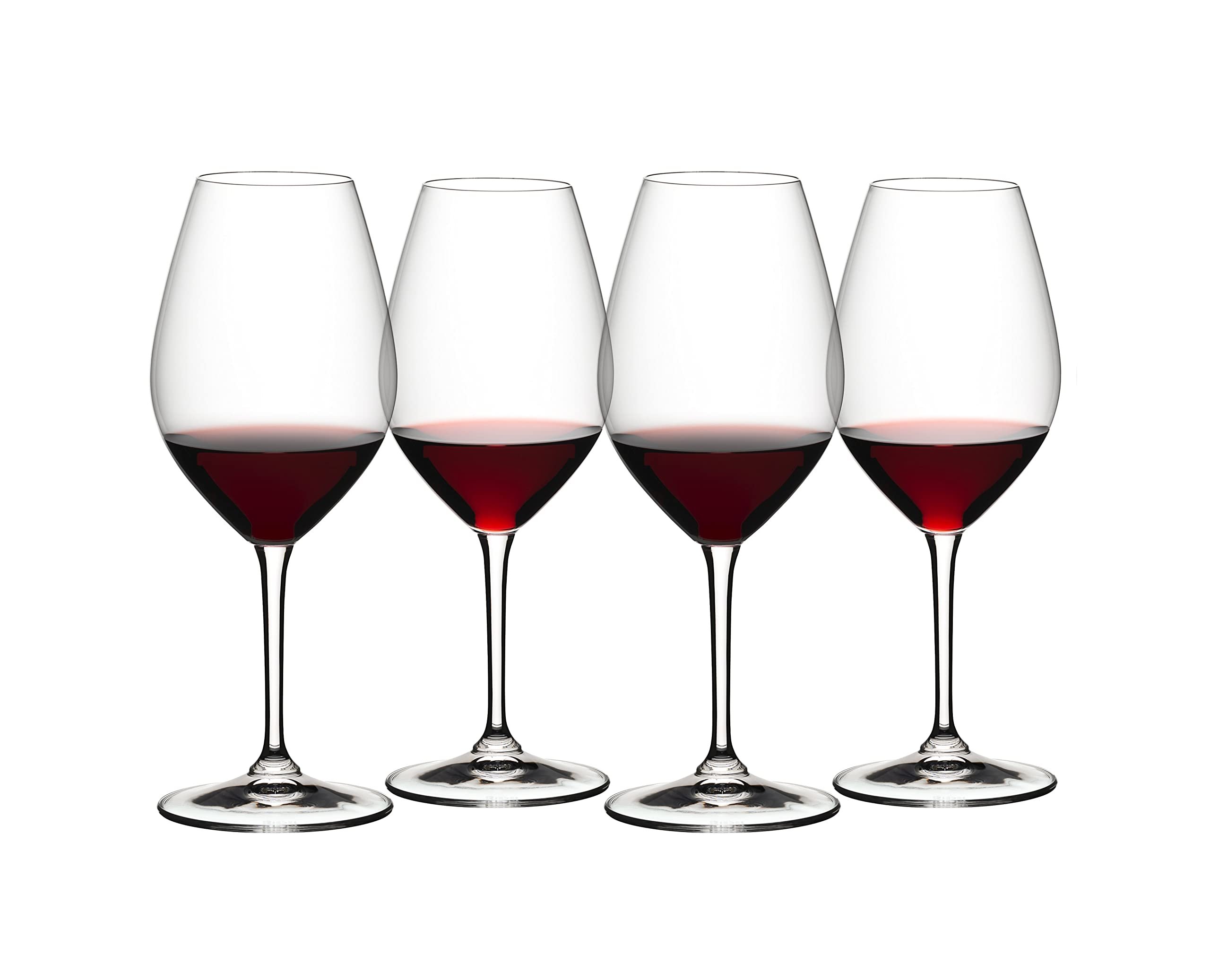 Photo 1 of Riedel Wine Friendly Red Wine Glasses, Set of 4-23 Fl. Oz. Elegant Stemmed Crystal Glass, Made in Germany, Dishwasher Safe, Ideal for Wine Enthusiasts and Sophisticated Tastings (6422/02-4)