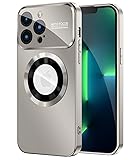 MAKAVO Magnetic for iPhone 13 Pro Case, Built-in