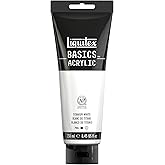 Liquitex BASICS Acrylic Paint, 250ml (8.5-oz) Tube, Titanium White