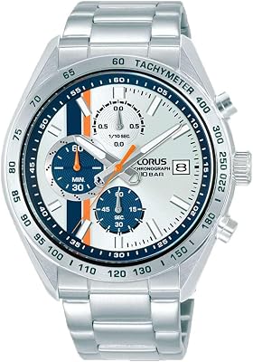Orologio analogico da uomo con cinturino in acciaio inox RM399JX9