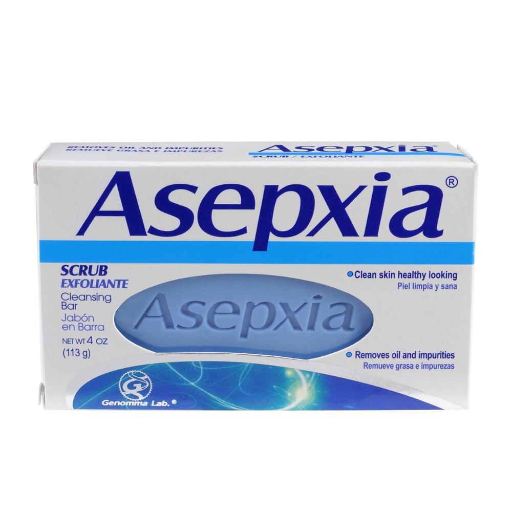 Asepxia Scrub Exfoliante Cleansing Bar Soap 4 oz (Pack of 3) Buy