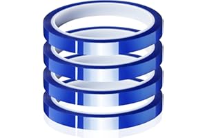 MEBMIK 4 Rolls 10mm x33m(108ft) Blue Heat Tape High Temperature Heat Resistant Tape Heat Transfer Tape for Heat Sublimation Press No Residue and Heat Transfer Vinyl