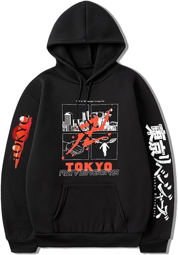 Unisex Tokyo Revengers Hoodie Casual Anime Pullover Fashion 3D Printing Pullover Sweatshirt at 