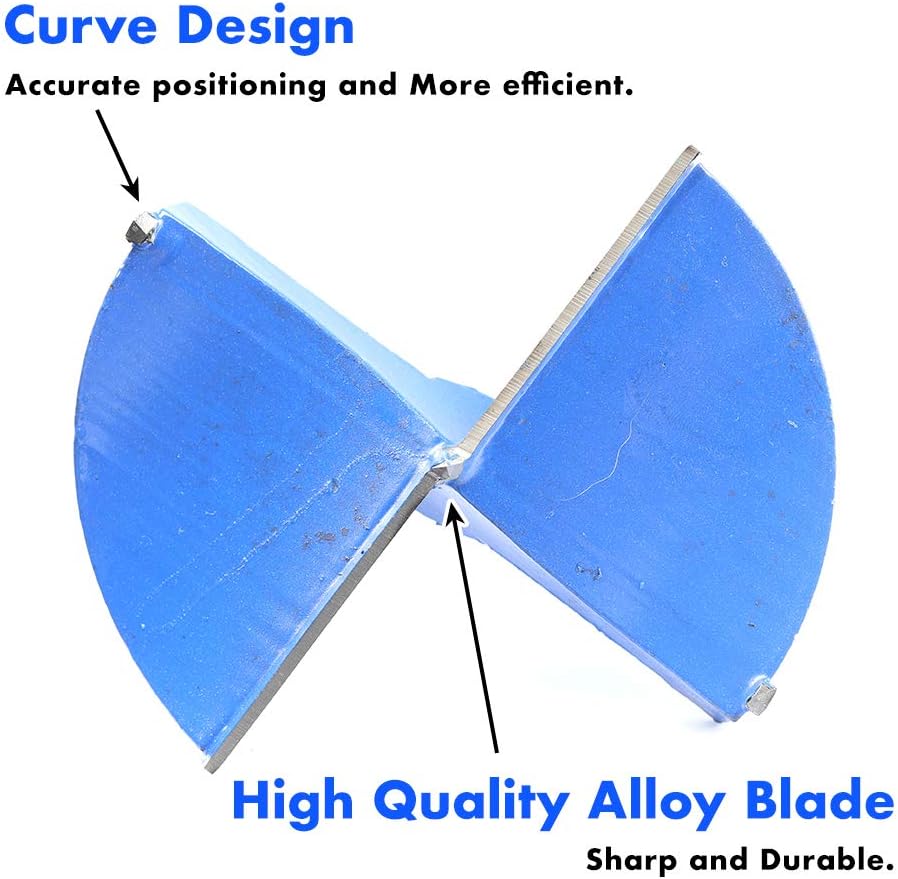 3-15/16 Inch 100mm Forstner Drill Bit Woodworking Hole Saw Wood Cutter,Professional Alloy Steel Wood Drilling Woodworking Hole Boring Bit Power Rotary Cutting Tool (Blue) - Image 4