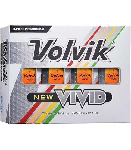 Amazon.com : Volvik unisex adult Multi Golf Ball, Orange, Dozen US