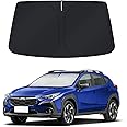 Car Sun Shade for 2018-2024 Subaru Crosstrek Accessories Windshield Sunshade Cover Front Window Shade Custom Fit Crosstrek Sun Visor Protector Foldable Blocks UV Rays