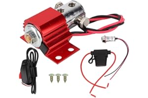 Aramox Brake Lock, Universal Brake Roll Control Electric Kit Brake Line Lock Hill Holder for 12-16 Volt Electric Systems (Red
