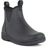 Green Comfort Women's Danish Mid-Ankle Rain Boots Pull-on | Waterproof Rubber, Neoprene Insulated Wellingtons