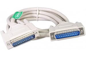 Your Cable Store 6 Foot DB25 25 Pin Serial Port Cable Male / Male RS232