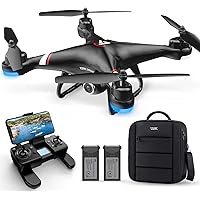 TENSSENX GPS Drone with 1080P HD Camera for Adults and Kids, 5G Transmission FPV Drone, RC Quadcopter with 2 Batteries, Carry