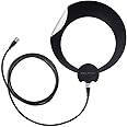 Antennas Direct ClearStream Eclipse TV Antenna, 35+ Miles Range, Multi-Directional, Grips to Walls and Windows, 12 ft. Detach