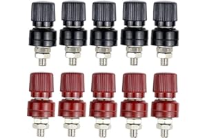 bnafes 10 Pcs Terminal Binding Post M6 Threaded Diameter JR2068