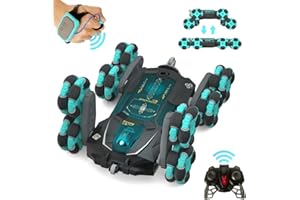 Coplus 8WD Gesture Sensing Stunt Rc Cars, Toys for Age 8-13 Hand Remote Control Climbing Car, Toy for Kids 9 10 11 12 Year Old Christmas Birthday Coolest Best Gift Ideas for Boys (Black)