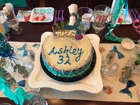 Achetez Jevenis Glitter Mermaid Cake Topper Mermai Happy Birthday Cake Decoration For Mermaid Baby Shower Birthday Party Supplies Style 3 En Ligne Dans Cote Divoire B07dqq223f