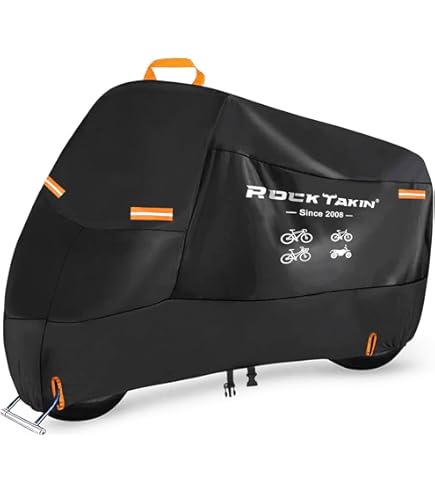 Waterproof Motorcycle Cover - Heavy Duty 420D Oxford XL For Outdoor Protection