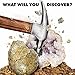 Geode Starter Rock Science Kit – Crack Open 4 Amazing Rocks and Find Crystals!