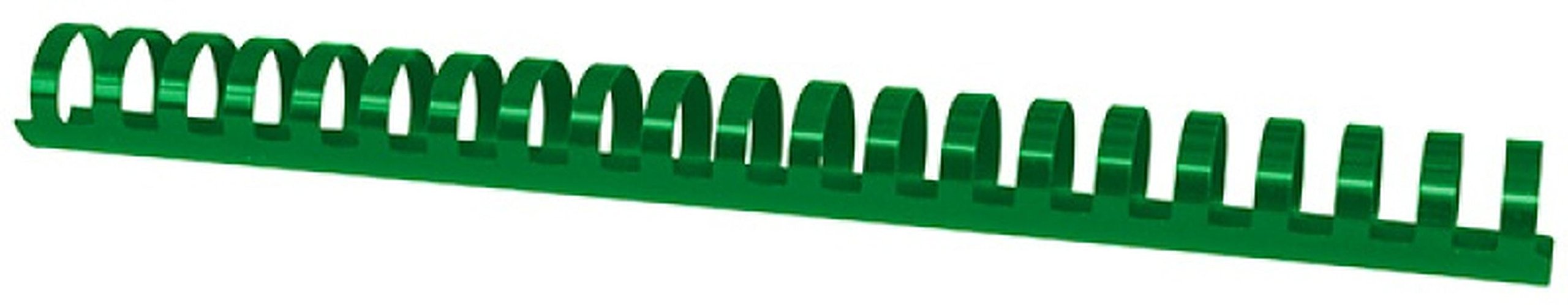 Plastikowe grzbiety do bindowania A4 25mm 50 sztuk zielone