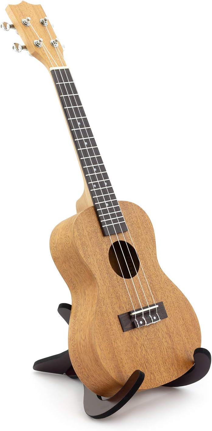 World Rhythm Ukulele Stand - Wooden Uke Stand, Detachable Stringed Instrument Holder, Mahogany, standard - Image 5