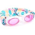 Splash Place SWIM GOGGLES with Fabric Strap - Adult & Kids Swim Goggles - PINKS & PURPLES