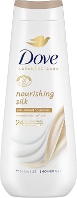 Dove Advanced Care Gel Doccia Seta Nutriente Idratanti Naturali 600ml