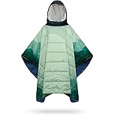 hotkoko Camping Blanket, Poncho Wearable Hoodie Blankets Outdoor Waterproof Windproof Warm Durable & Portable for Stadium, Concerts, Car,Travel, Beach, Picnic, Grass,75 * 52 inch