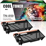 Cool Toner 2PK Compatible for Brother TN850 TN-850 TN-820 HLL6200DW Toner Cartridge for Brother MFC-L5850DW HL-L6200DW MFC-L5900DW DCP L5600DN HL L5100DN HL-L5200DW HLL6200DWT MFC L5700DW MFC-L6800DW