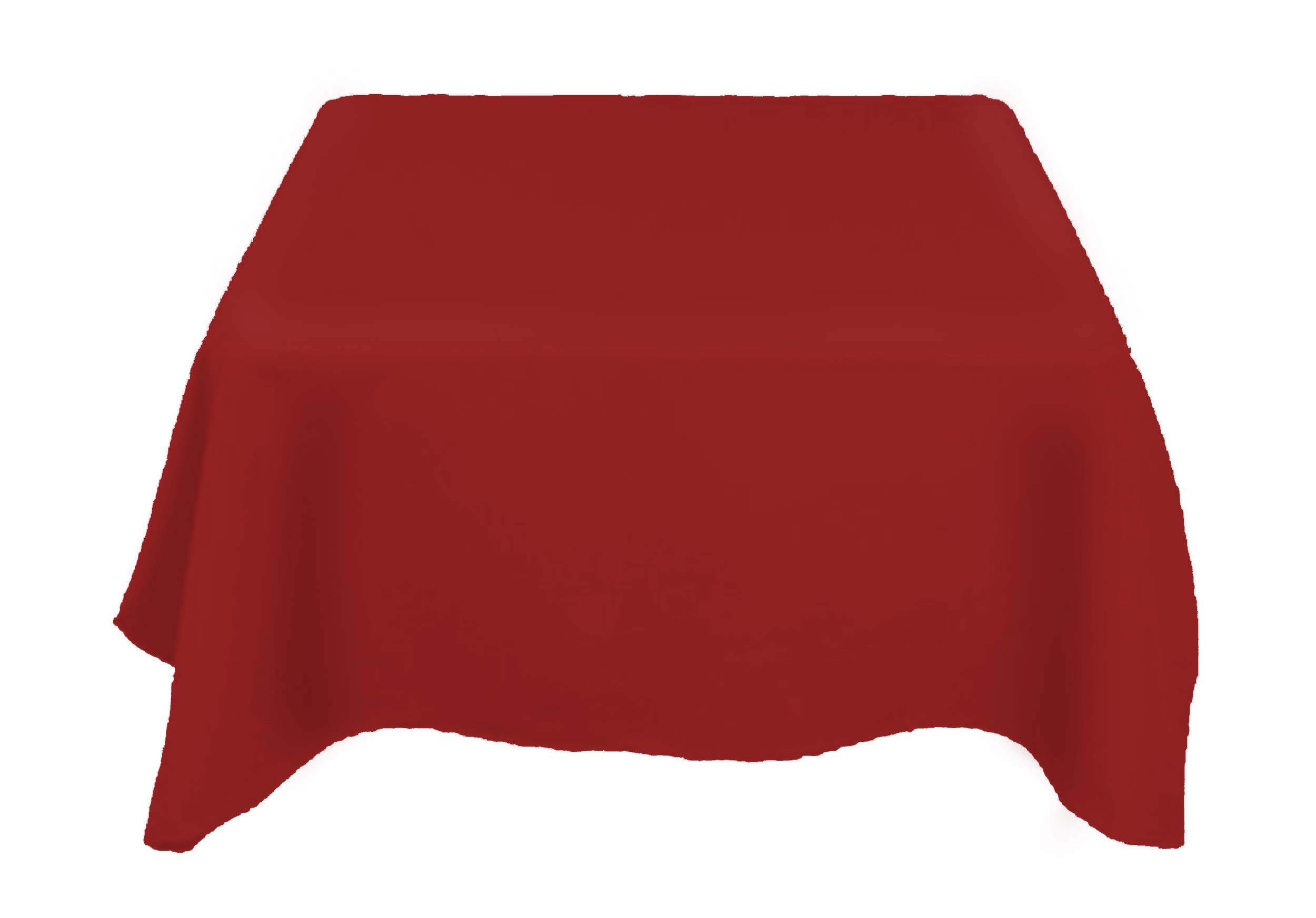 Sterling Mill Polyester Square Tablecloth – Durable & Washable Table Cover for Weddings, Parties, Christmas, Dining, Corporate Banquets & Events – Elegant Square Table Cloth for Indoor