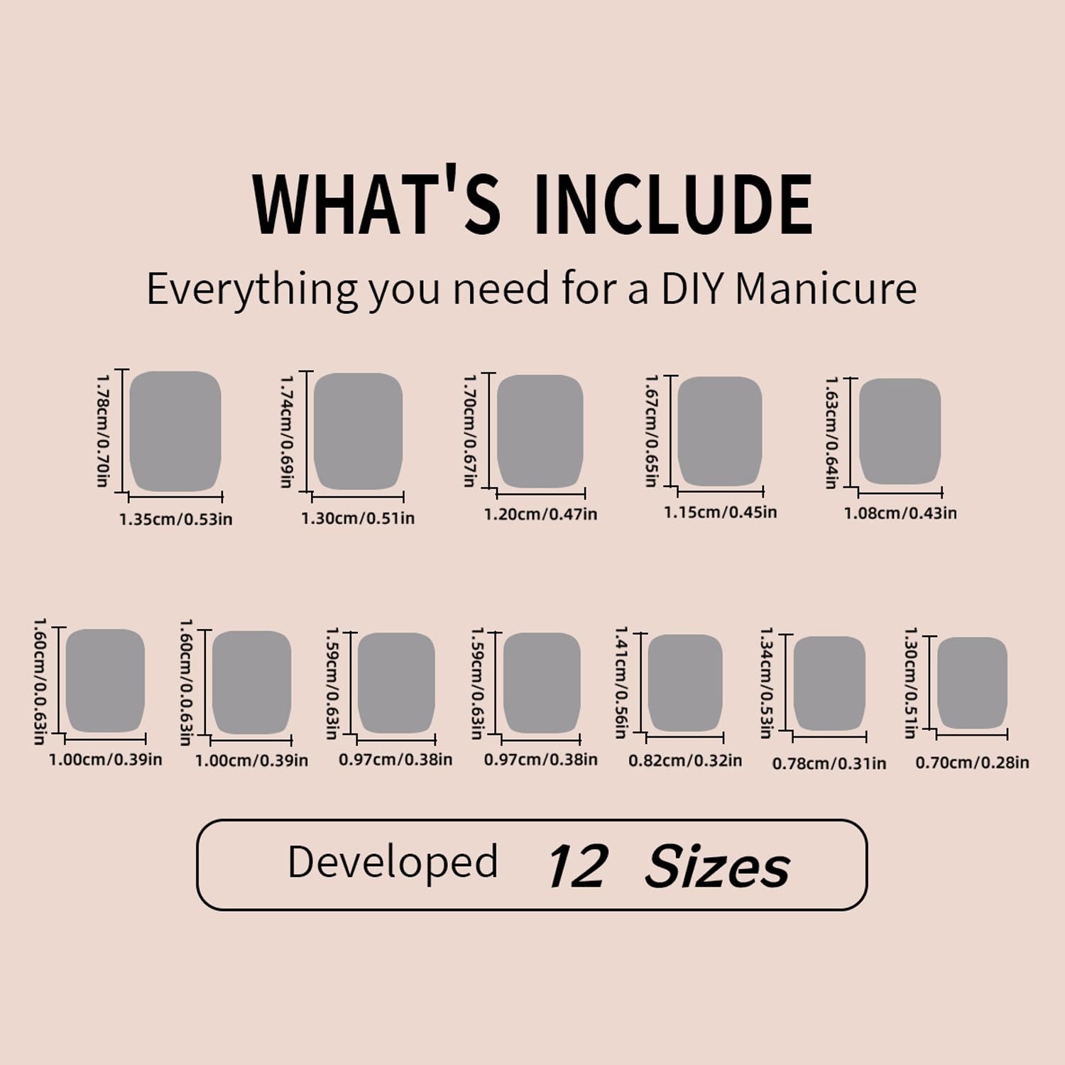 White French Tip Press on Nails Short Square Fake Nails Mirror Acrylic Glue on Nails Reusable Stick on Nails for Women DIY Manicure Design - Image 6