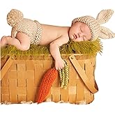 Newborn Baby Photography Props Boy Girl Photo Shoot Crochet Knitted Hat Diaper Pants Outfits