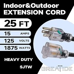 GREATIDE Outdoor Extension Cord with Lighted