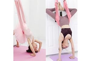 TOCO FREIDO Waist Back Leg Stretch Strap/Yoga Fitness Band, Leg Stretching Assist Trainer, Yoga Stretcher, Back Bend Split Inversion Strap for Fitness, Dance, Ballet, Gymnastics