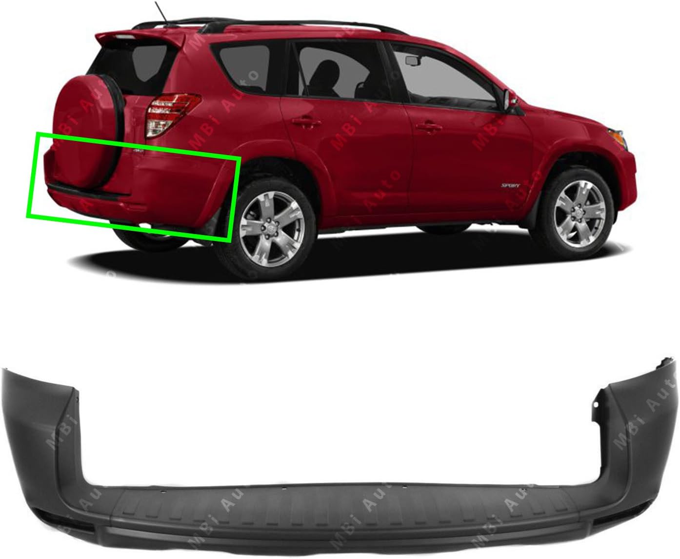Toyota Rav4 Rear Bumper Parts