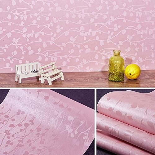 SimpleLife4U Removable Shelf Drawer Liner Personalize Home School Cabinets 17.7 Inch by 9.8 Feet,Pink Clover