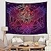 JAWO Phoenix Tapestry Wall Hanging, Fantasy Bird on The Magic Array Alchemy Constellation Tapestries for Dorm Living Room Bedroom, Wall Blanket Beach Towels Home Decor 71X60 Inches