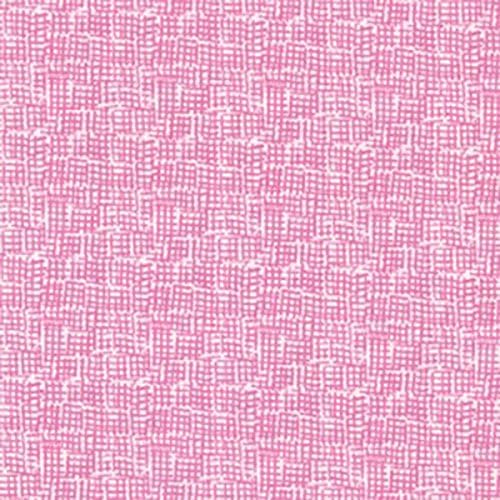 Dear Stella Designs Bubblegum Pink Cotton Flannel Net Texture