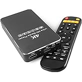 ACEMAX 4K@60Hz Offline Media Player with 2.5-Inch SATA HDD/SSD Enclosure, H.265 10bit/HEVC Digital Signage Player with Auto Play, Loop and Resume, USB, MicroSD, HDMI and AV Output