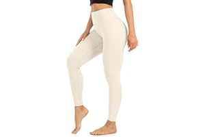Blisset High Waist Leggings for Women - Opaque, Soft Tummy Control Athletic Pants for Yoga, Running, Workout and Gym