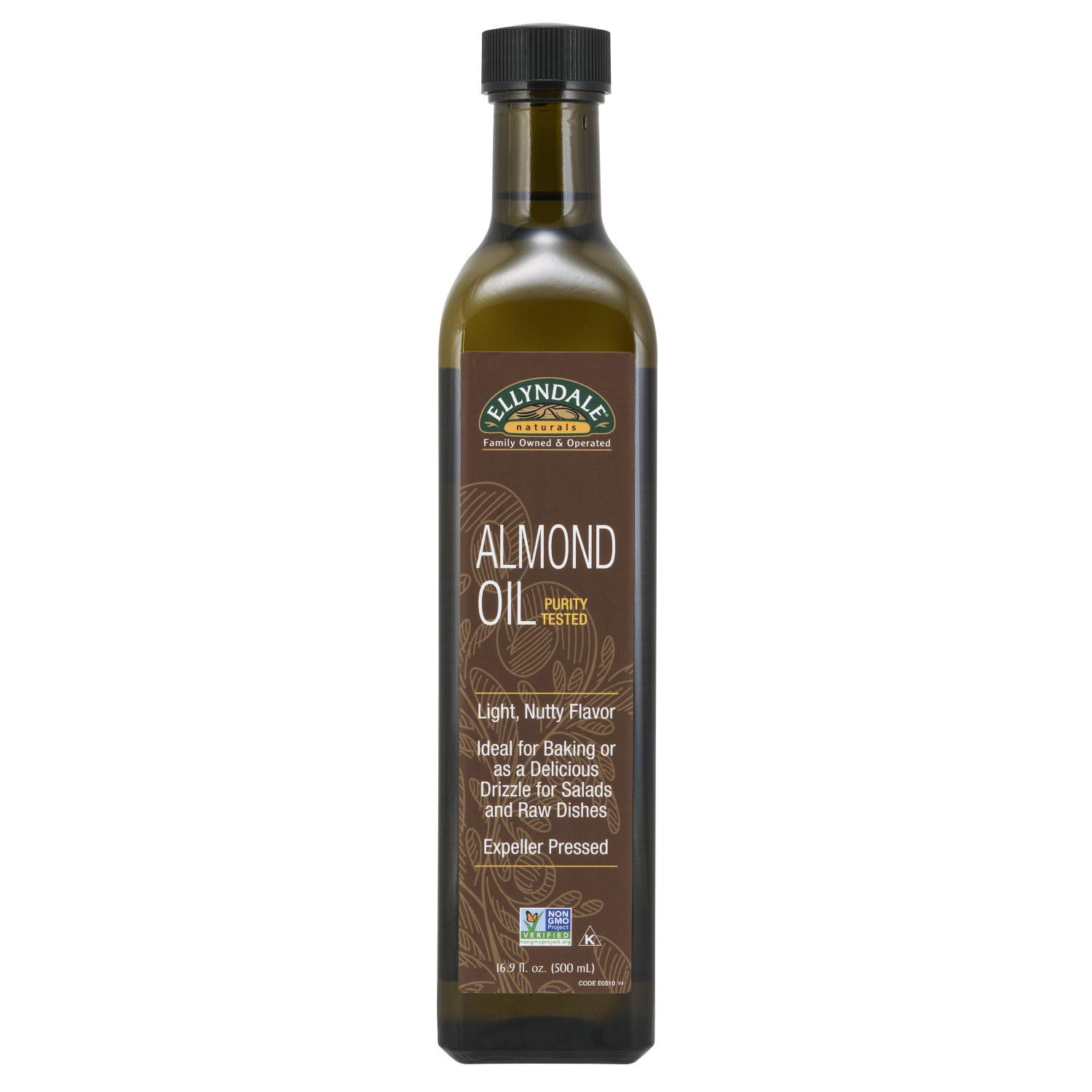 NOW Foods, Almond Oil, Light Nutty Flavor, Expeller Pressed, Non-GMO Project Verified, 16.9-Ounce