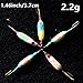 Krazywolf 25 Pieces Glow in Dark Ice Fishing Jig Kit
