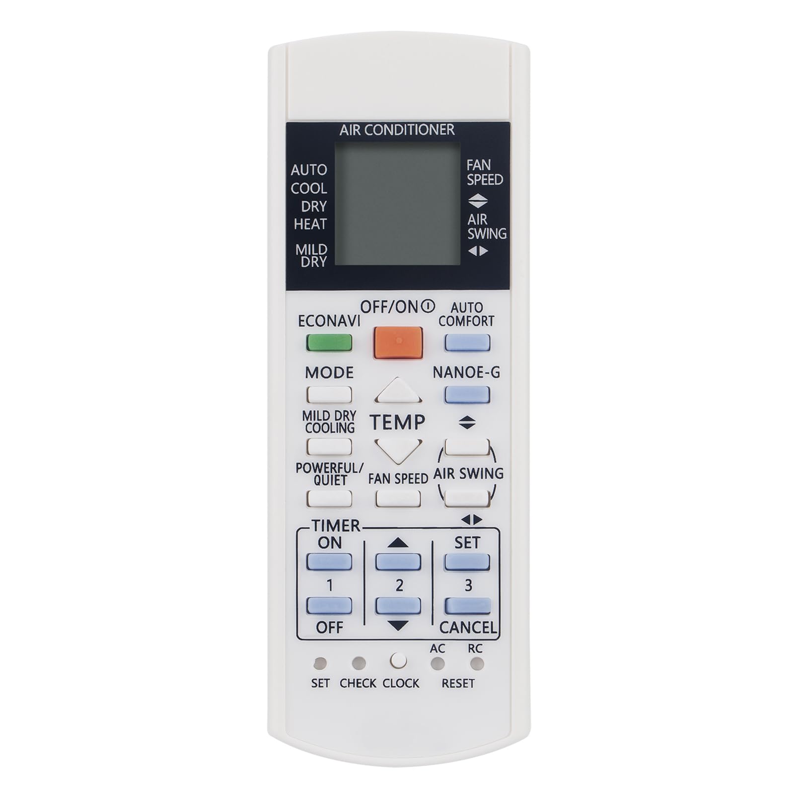 ALLIMITY Replace Remote Control fit for Panasonic Air Conditioner AC A/C A75C3300 A75C4065 A75C2913 A75C3706 A75C3871 A75C3208 A75C3223 A75C3883 A75C3225 A75C3607 A75C3708 A75C3935