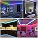 EMANER RGB Strip Light 16.4ft, 5050SMD Flexible Strip Light Waterproof 300pcs LEDs, Remote Control Strip Light DC 12V with Plug in Power Adapter, Home Cabinet Color Change Strip Light Party Decor