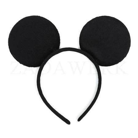 ZADAWERK® Haarreif - Micky Mouse - Schwarz