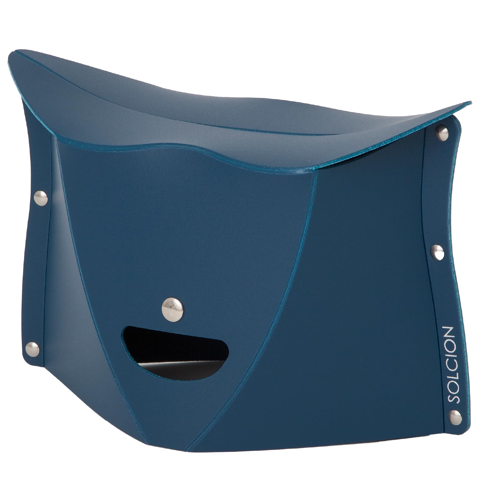 【SOLCION公式】折りたたみイス PATATTOシリーズ (180ネイビー, 高さ18cm)軽量 コンパクト どこでも持ち運び アウトドア 約290g 【耐荷重100kg】PT1803商品画像